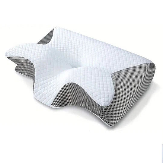 ErgoSupport Contoured Memory Foam Pillow for Optimal Sleep