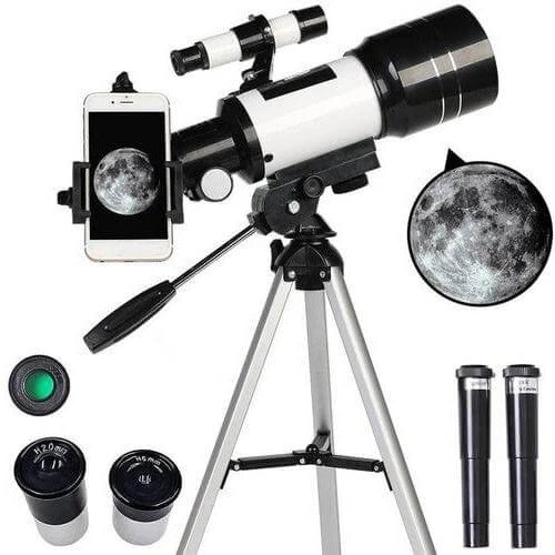 Compact Stargazing Telescope with 150x Magnification and Tripod