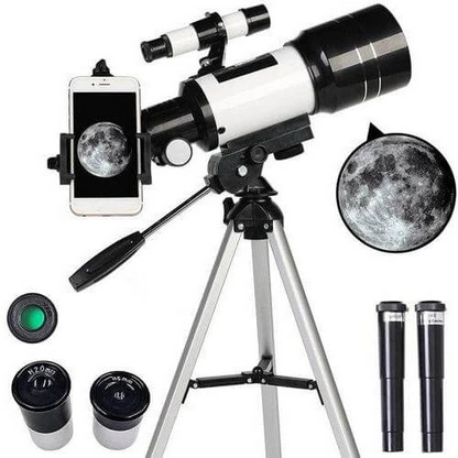Compact Stargazing Telescope with 150x Magnification and Tripod