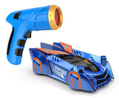 Gravity-Defying RC Vehicle with Laser Guidance and LED Lights