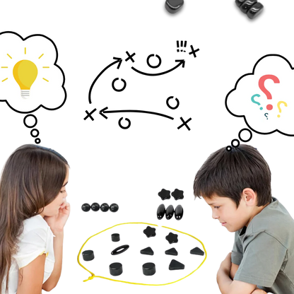 Magnetic Challenge Game with Adjustable Boundary & 20 Pieces