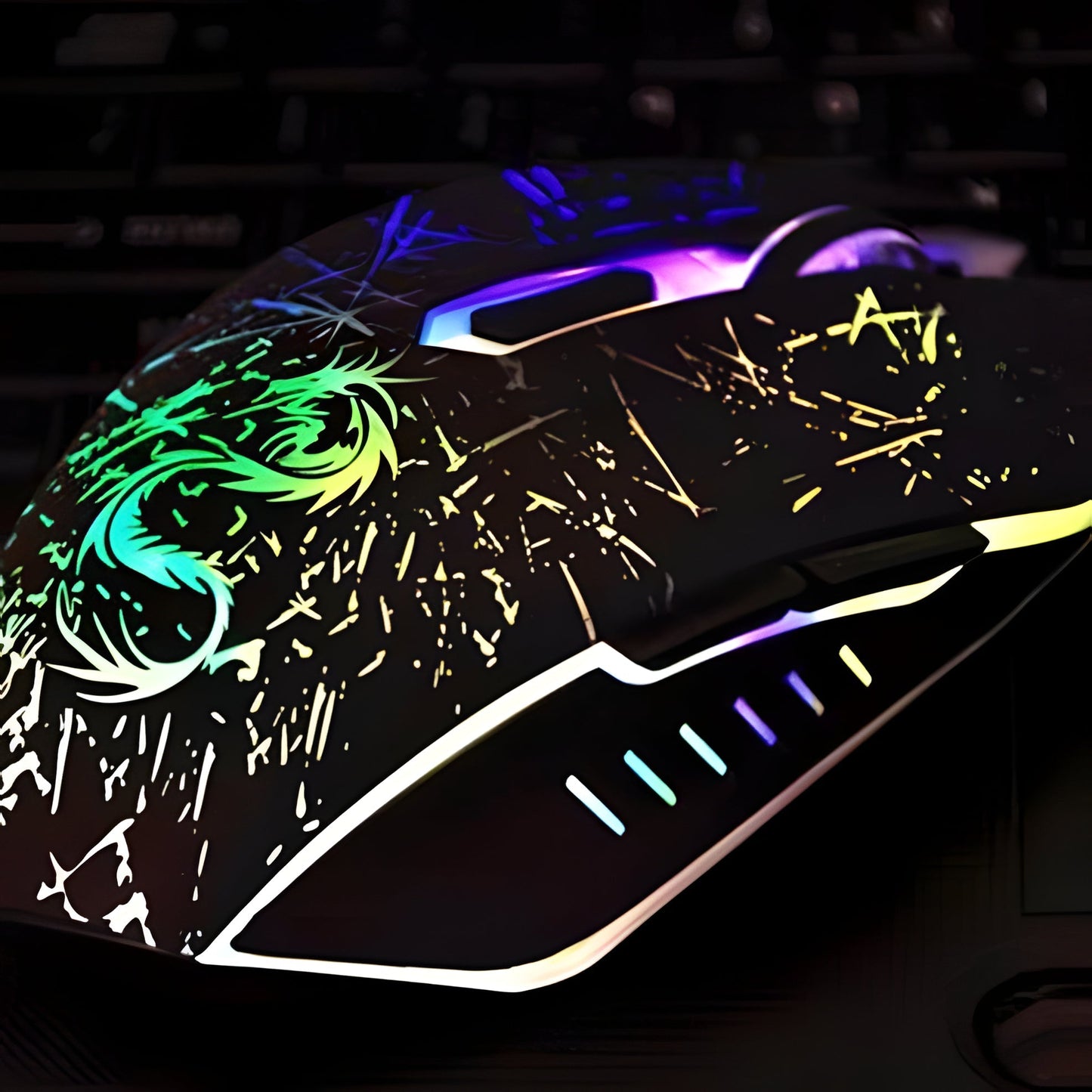 Precision Wired Gaming Mouse with Customizable Controls