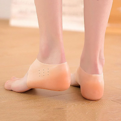 Height Boosting Insoles for Men and Women - Clear Silicone Shoe Inserts, Adds Up to 1.4 Inches