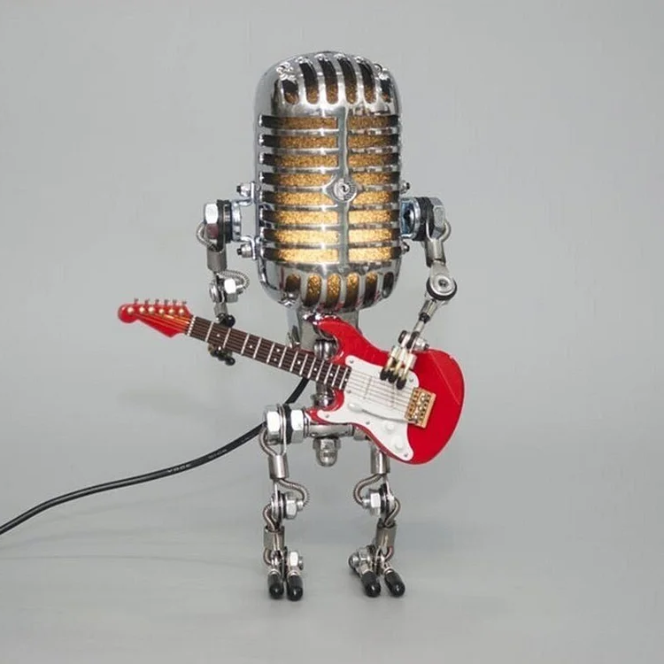 Retro-Inspired Adjustable Table Lamp with LED Light