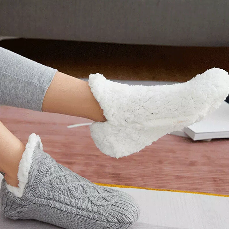 Cozy Indoor Socks with Grip and Stretch Fit for Comfort
