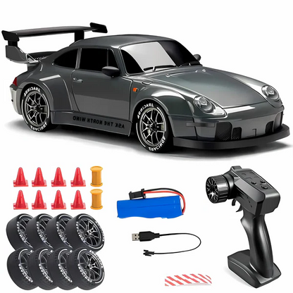 All-Terrain Drift Racer with Customizable Tires & LED Lights