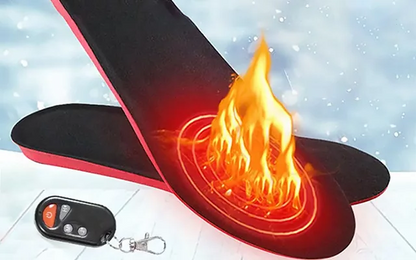 Rechargeable Heated Footwear Inserts with Remote Control