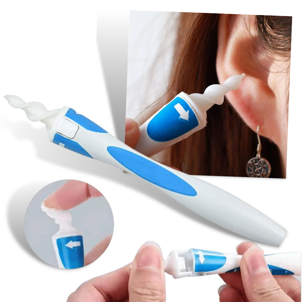Silicone Ear Cleaning Tool with 16 Replaceable Tips