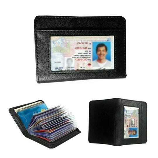 SmartGuard Leather Wallet with RFID Protection