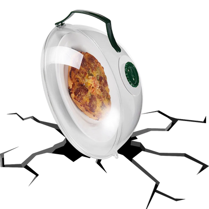 SmartShield Microwave Food Protector with Steam Vent for 10.3in Plates
