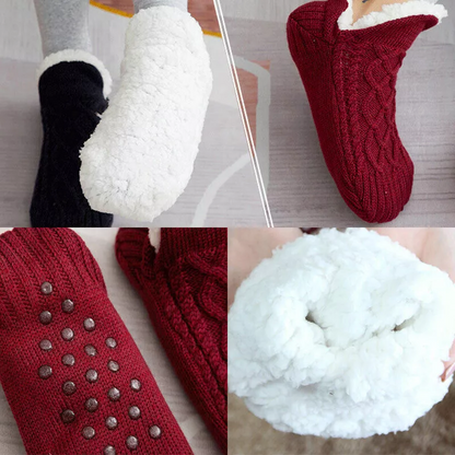 Cozy Indoor Socks with Grip and Stretch Fit for Comfort