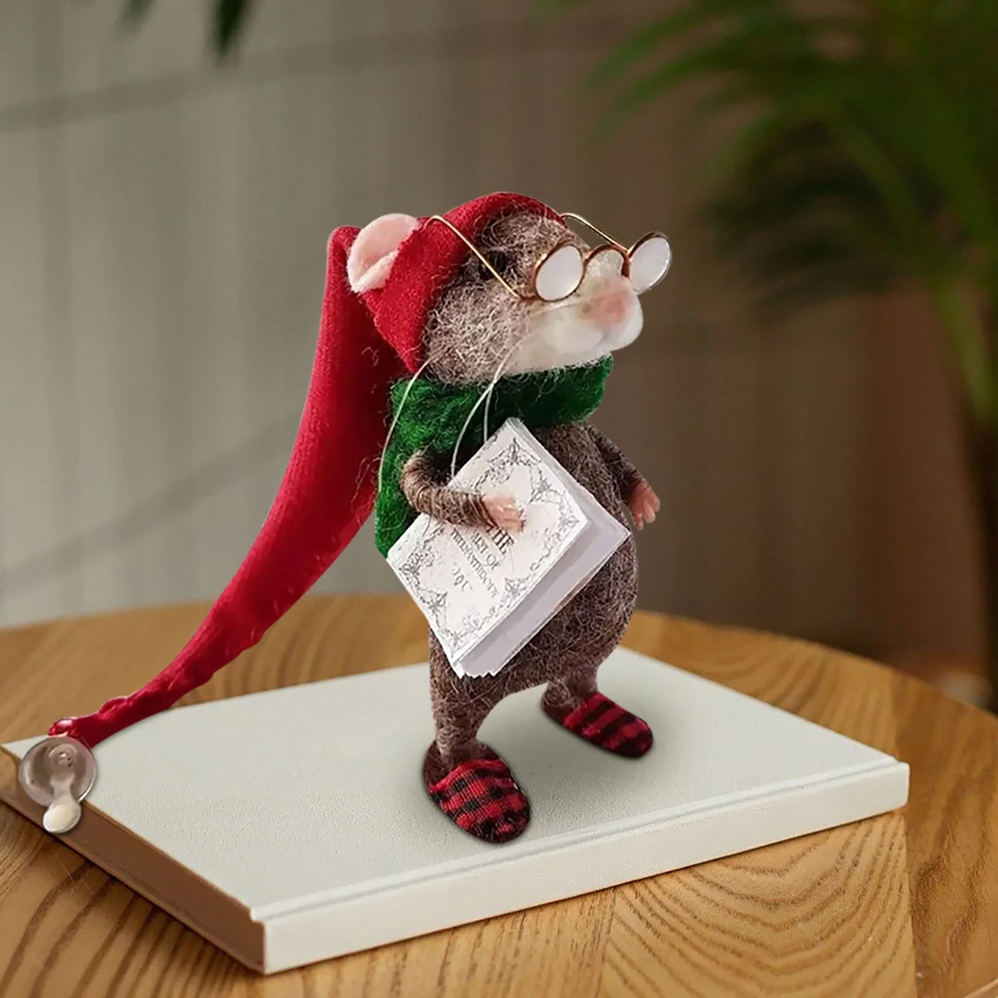 Charming Handmade Mouse Craft Kit for Festive Decor