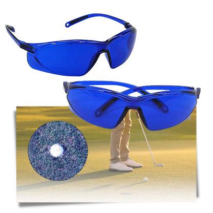 Golf Ball Locator Glasses with Blue Tint and Lightweight Frame