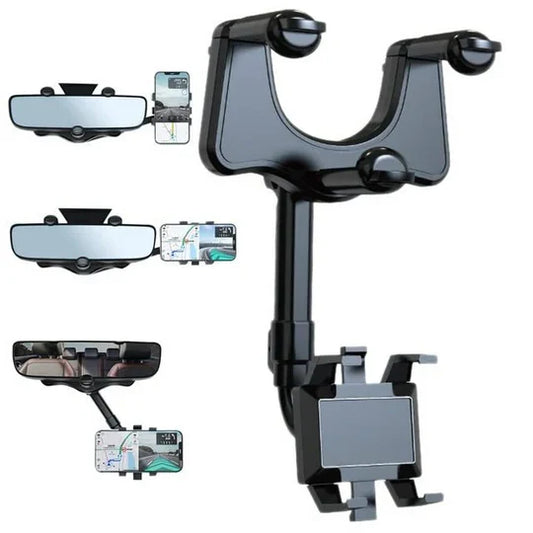 360-Degree Adjustable Car Phone Mount for Safe Driving