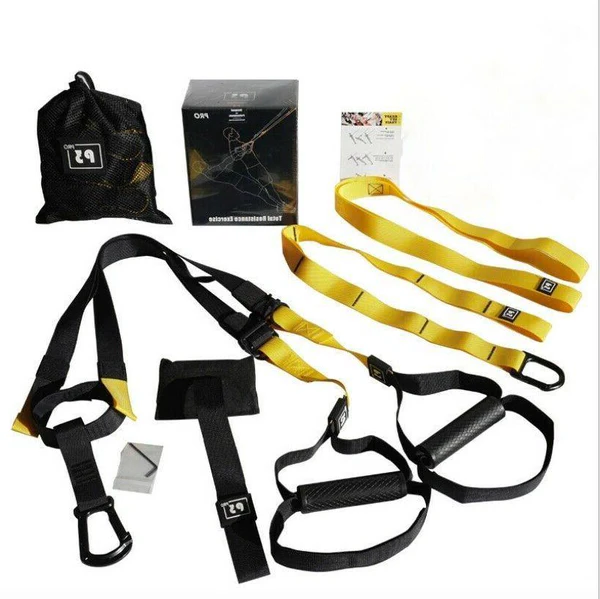 Versatile Suspension Workout Kit with Customizable Straps and Anchor