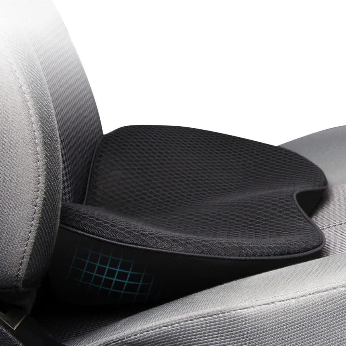 Elevated Comfort Car Seat Cushion with Memory Foam Support