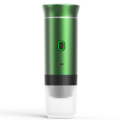 Travel Coffee Maker - Wireless 3-in-1 Espresso Machine for Capsules & Grounds, USB-C Rechargeable