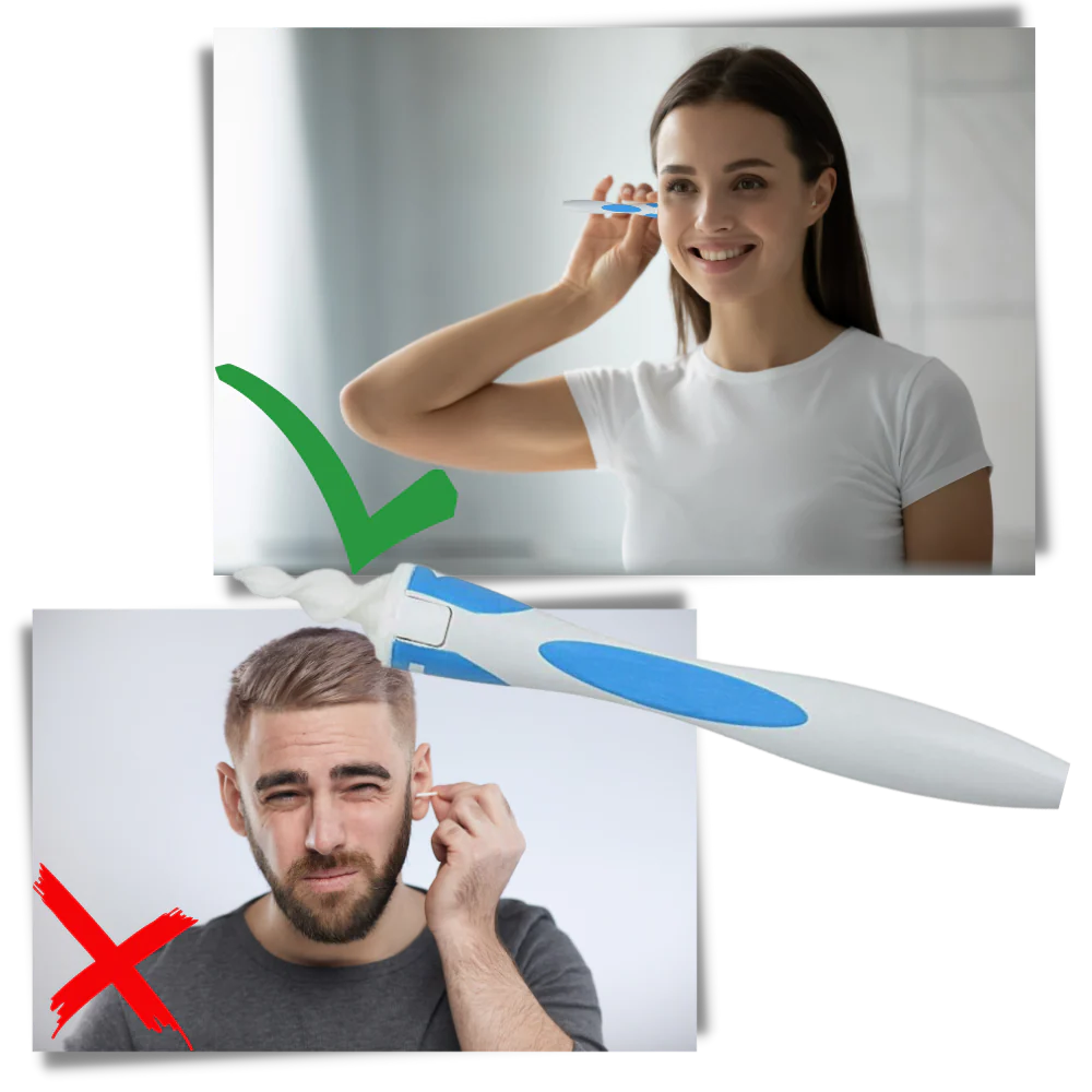 Silicone Ear Cleaning Tool with 16 Replaceable Tips