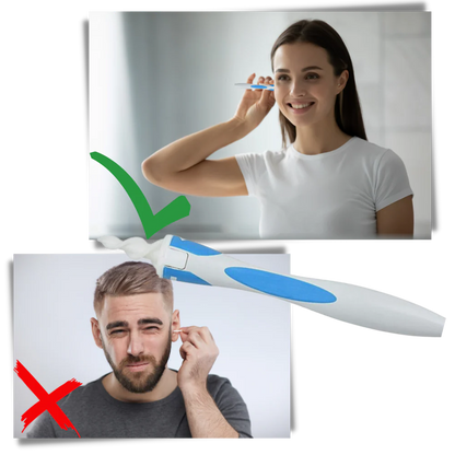 Silicone Ear Cleaning Tool with 16 Replaceable Tips