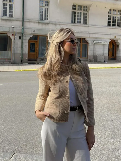 Lightweight Women's Jacket – Stylish Layer for Casual & Formal Wear, Sizes XS-L