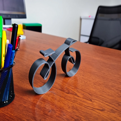 Sleek Bicycle Art Piece - Wire Frame in Elegant Black