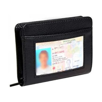 SmartGuard Leather Wallet with RFID Protection