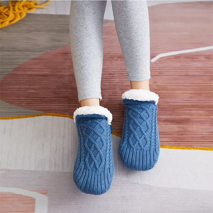 Cozy Indoor Socks with Grip and Stretch Fit for Comfort