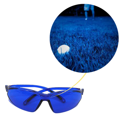 Golf Ball Locator Glasses with Blue Tint and Lightweight Frame