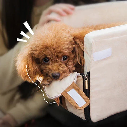 Secure Pet Travel Seat for Small Dogs and Cats