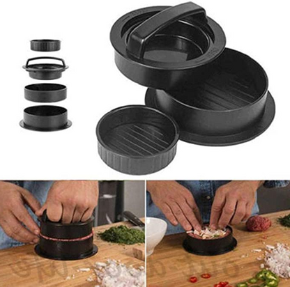 Precision Burger Patty Maker with Easy-Clean Mold