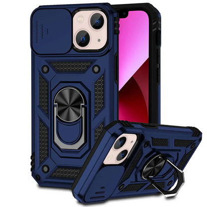 Durable Phone Case with Kickstand & Privacy Camera Shield