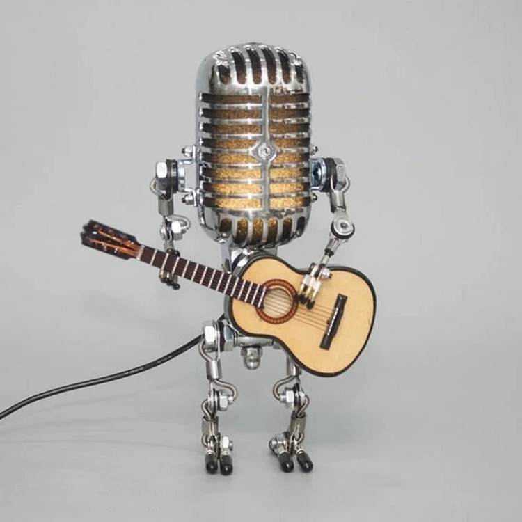 Retro-Inspired Adjustable Table Lamp with LED Light