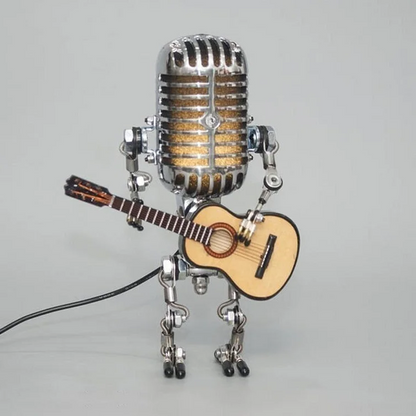 Retro-Inspired Adjustable Table Lamp with LED Light