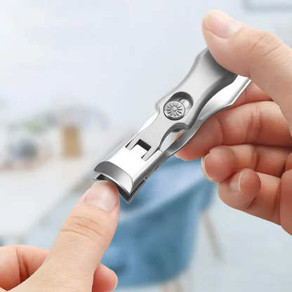 Premium Steel Nail Clipper with Extra Wide Jaw and Catcher
