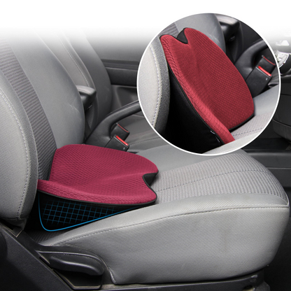 Elevated Comfort Car Seat Cushion with Memory Foam Support