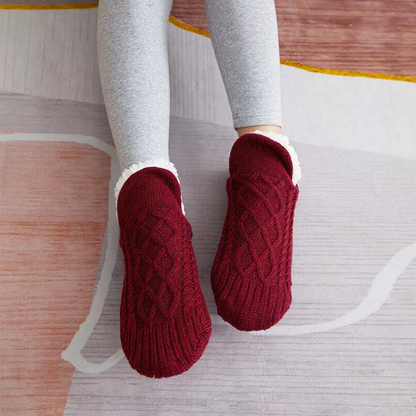 Cozy Indoor Socks with Grip and Stretch Fit for Comfort