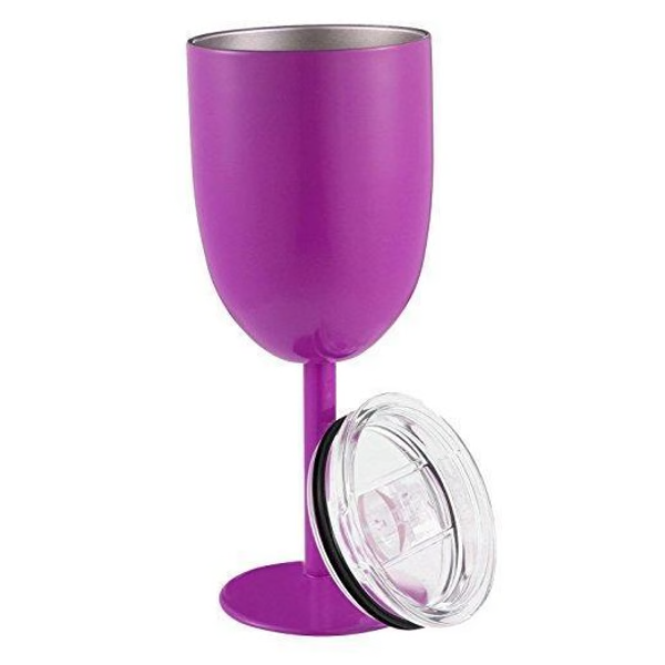 Temperature-Controlled Stainless Steel Wine Tumblers
