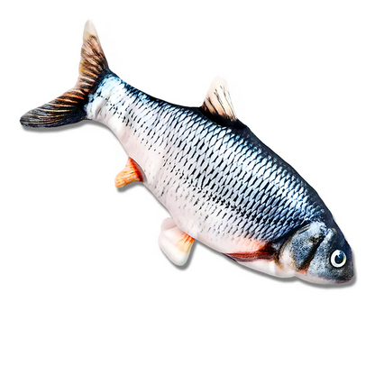 Interactive Motion Sensor Fish Toy for Cats and Dogs - USB Rechargeable Kicker for Indoor/Outdoor Fun