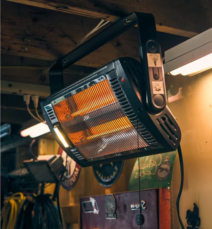 Infrared Outdoor Heat Lamp for Patio - Wall-Mounted with 2 Settings