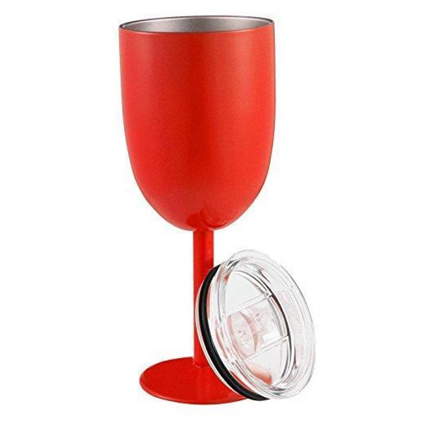 Temperature-Controlled Stainless Steel Wine Tumblers