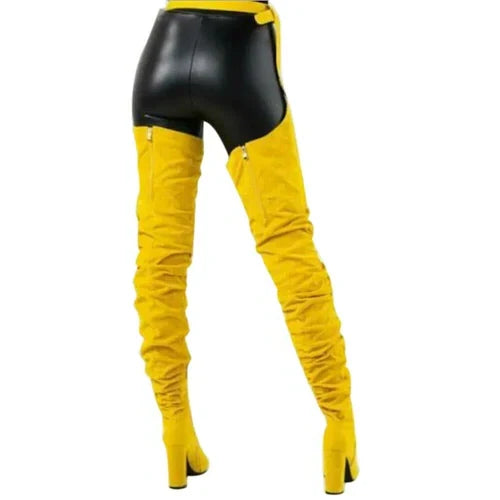 Chic Slouchy Over-the-Knee Boots for Women