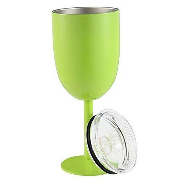 Temperature-Controlled Stainless Steel Wine Tumblers