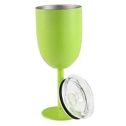 Temperature-Controlled Stainless Steel Wine Tumblers