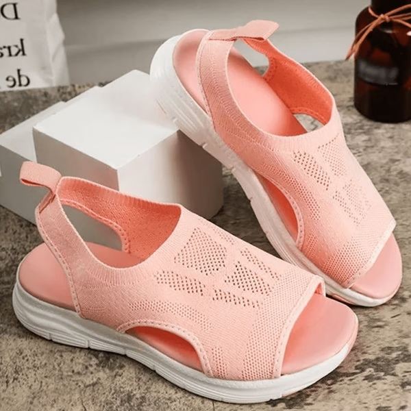 Breathable Mesh Sport Sandals with Arch Support for Plantar Fasciitis, Washable Slingback, Sizes US 4.5-11