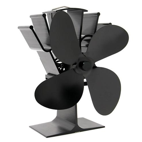 Thermal Breeze Fan with Silent Operation and 4-Blade Design