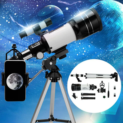 Compact Stargazing Telescope with 150x Magnification and Tripod