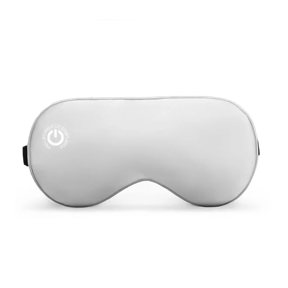 Rechargeable Heated Eye Mask with Vibration and Silk Cover