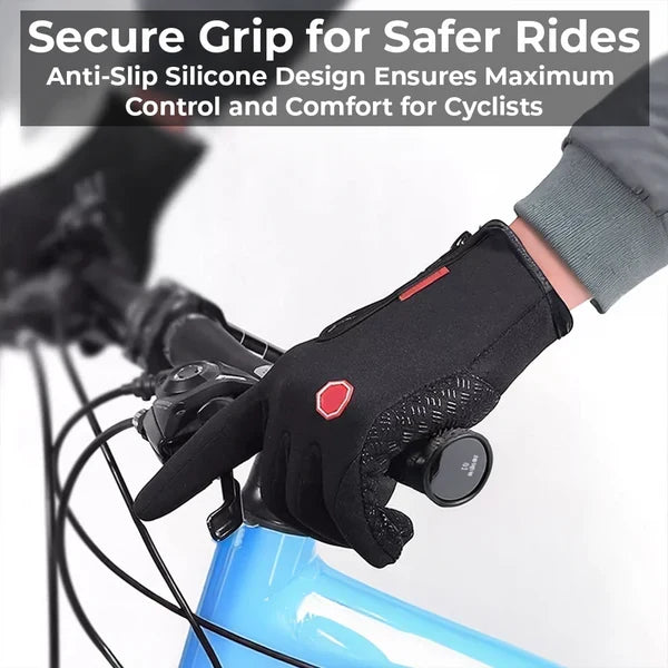 Touchscreen Winter Gloves for Men and Women, Waterproof Thermal with Non-Slip Palm for Cycling and Hiking