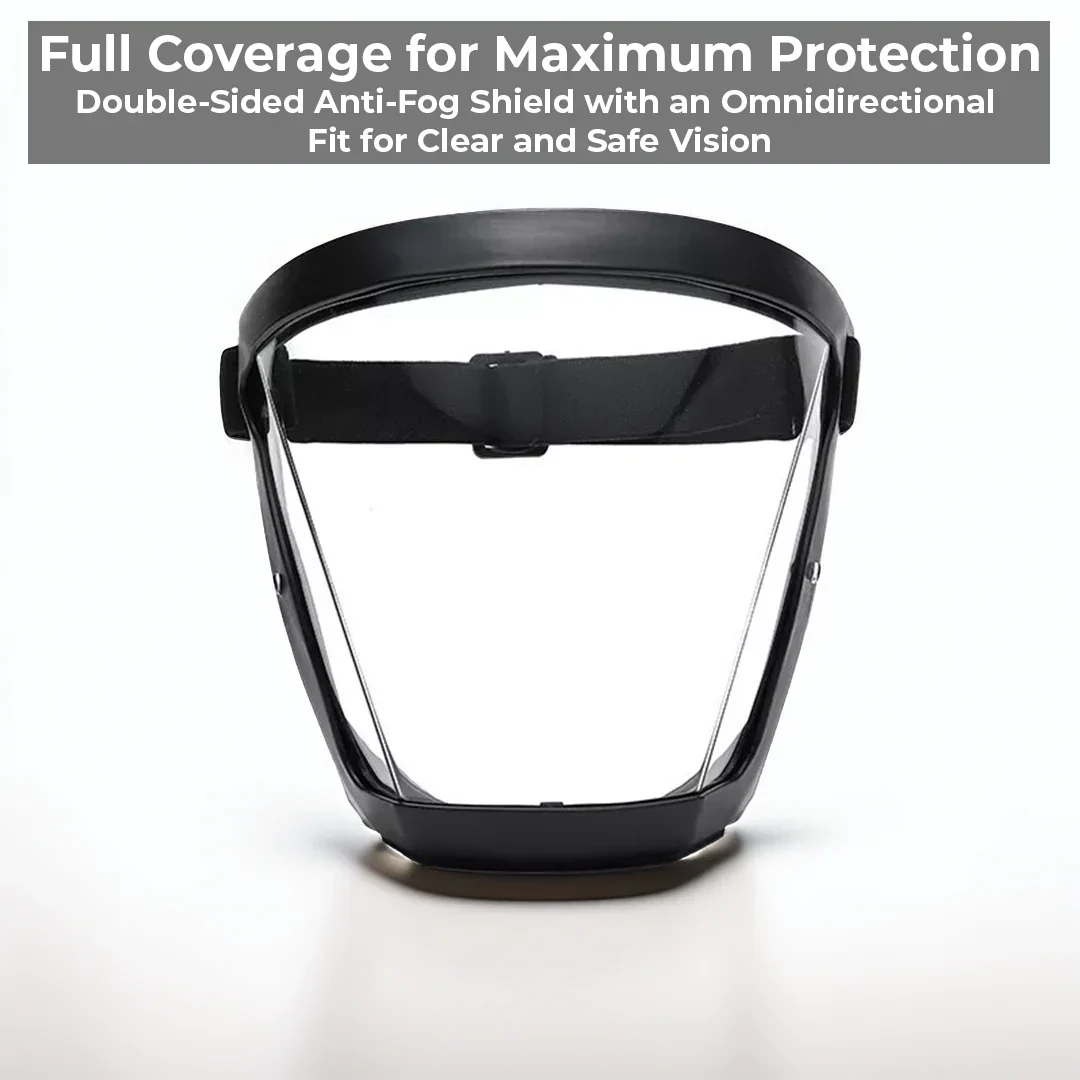 Ultimate Protection Face Shield with Anti-Fog and Replaceable Filter