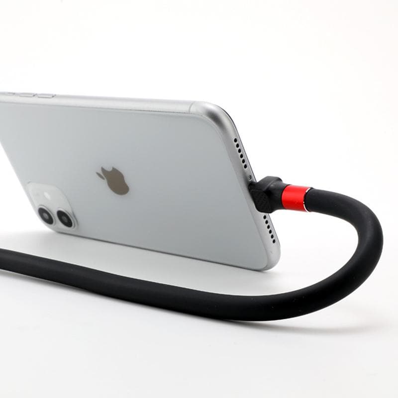 Versatile Charging Cable with Adjustable Stand for All Devices